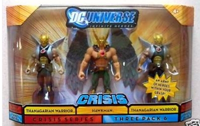 DC Universe Infinite Heroes Crisis 3 pack - Thanagarian Warrior, Hawkman, Thanagarian Warrior