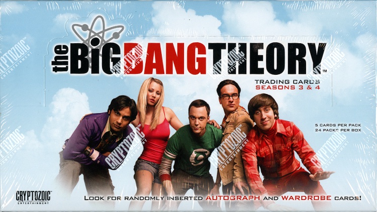 Big Bang Theory Season 3 & 4 Trading Cards Case