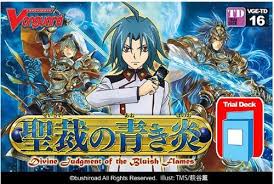 Cardfight!! Vanguard VGE-TD16 'Divine Judgment of the Bluish Flame' 6ct Trial Starter Deck Display Box