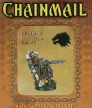 D&D Miniatures Chainmail Orc Druid Drazen's Horde