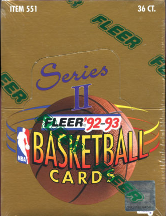 Fleer 1992 1993 Basketball Series 2 Box
