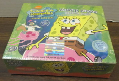SpongeBob Squarepants Trading Card Game Aquatic Amigos 1st Edition Booster Box