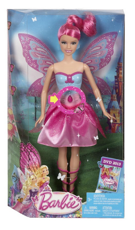 Barbie Mariposa and The Fairy Princess Friends Doll Pink