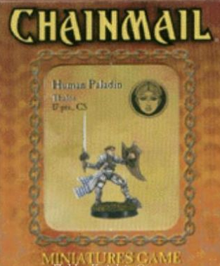 D&D Miniatures Chainmail Human Paladin Thalos