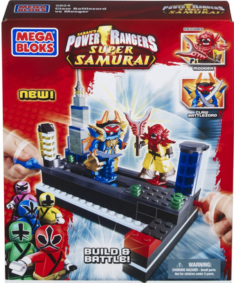 Mega Bloks Power Rangers Claw Battlezord vs Mooger Box Set