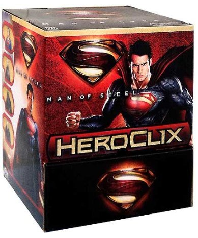 Heroclix Superman Man of Steel 24ct Gravity Feed Display Box