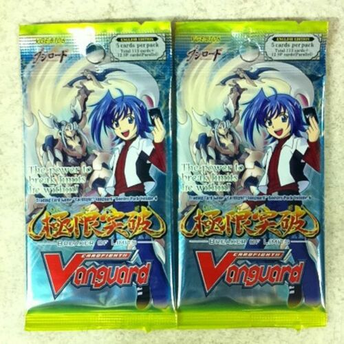 Cardfight!! Vanguard VGE-BT06 'Breaker of Limits' English Lot of 30 Loose Booster Packs