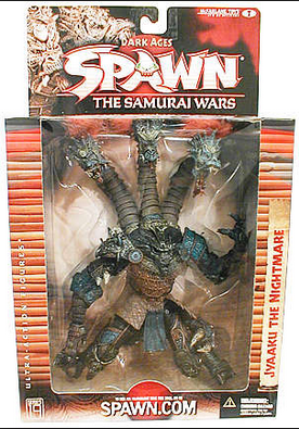 McFarlane Spawn Dark Ages The Samurai Wars Jyaaku the Nightmare Deluxe Box Figure