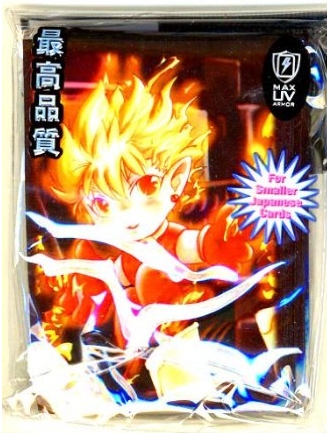 Max Protection Yugioh Size Fire Boy 50ct Sleeves Pack 15ct Box