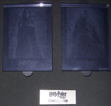 Harry Potter 2009 SDCC Exclusive Crystal Card Set of 2