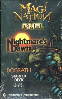 Magi Nation Duel Nightmares Dawn Bograth 1st Edition Starter Deck