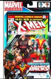 Marvel Universe Greatest Battles Figure 2-Pack w/ Comic -Colossus & Juggernaut