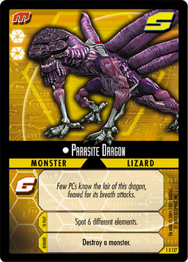 Dot Hack Parasite Dragon 1X127 Foil Card
