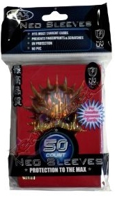 Max Protection Yugioh Size Red Skull Silver Wave 50ct Sleeves Pack 15ct Box