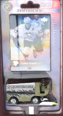 Penguins Zamboni with Sidney Crosby Card Lot of 10