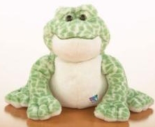 Webkinz 8.5" Spotted Frog with Unused Code Plush