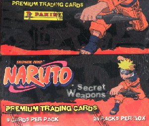 Naruto Secret Weapons Trading Cards Box