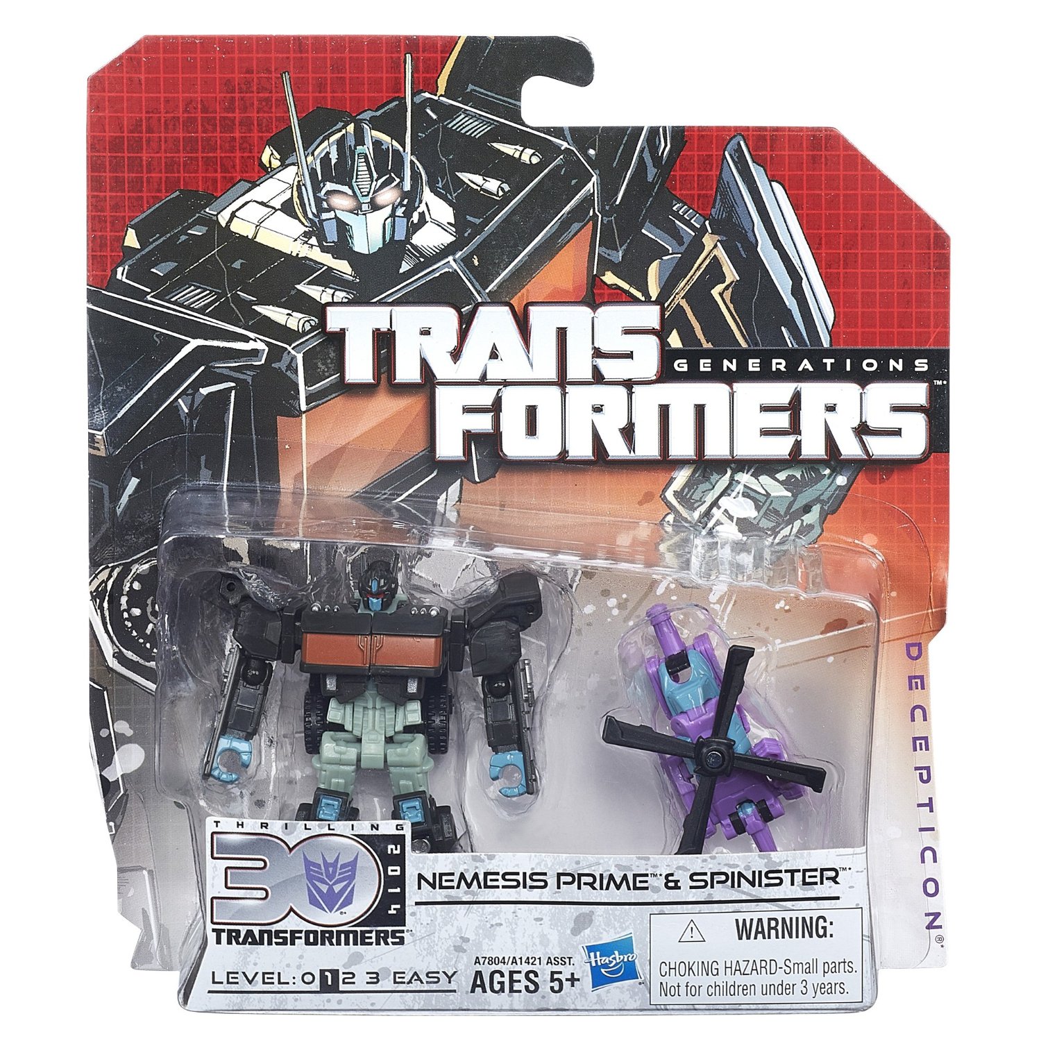 Transformers Generations Nemesis Prime & Spinister 2-pack