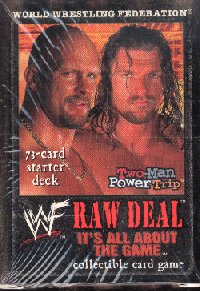 WWE Raw Deal Its All About The Game Starter Combo 2 Decks