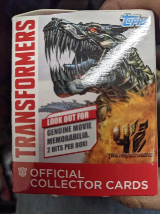 Topps Transformers Trading Cards Box (UK Version) 2 Hits Per Box!